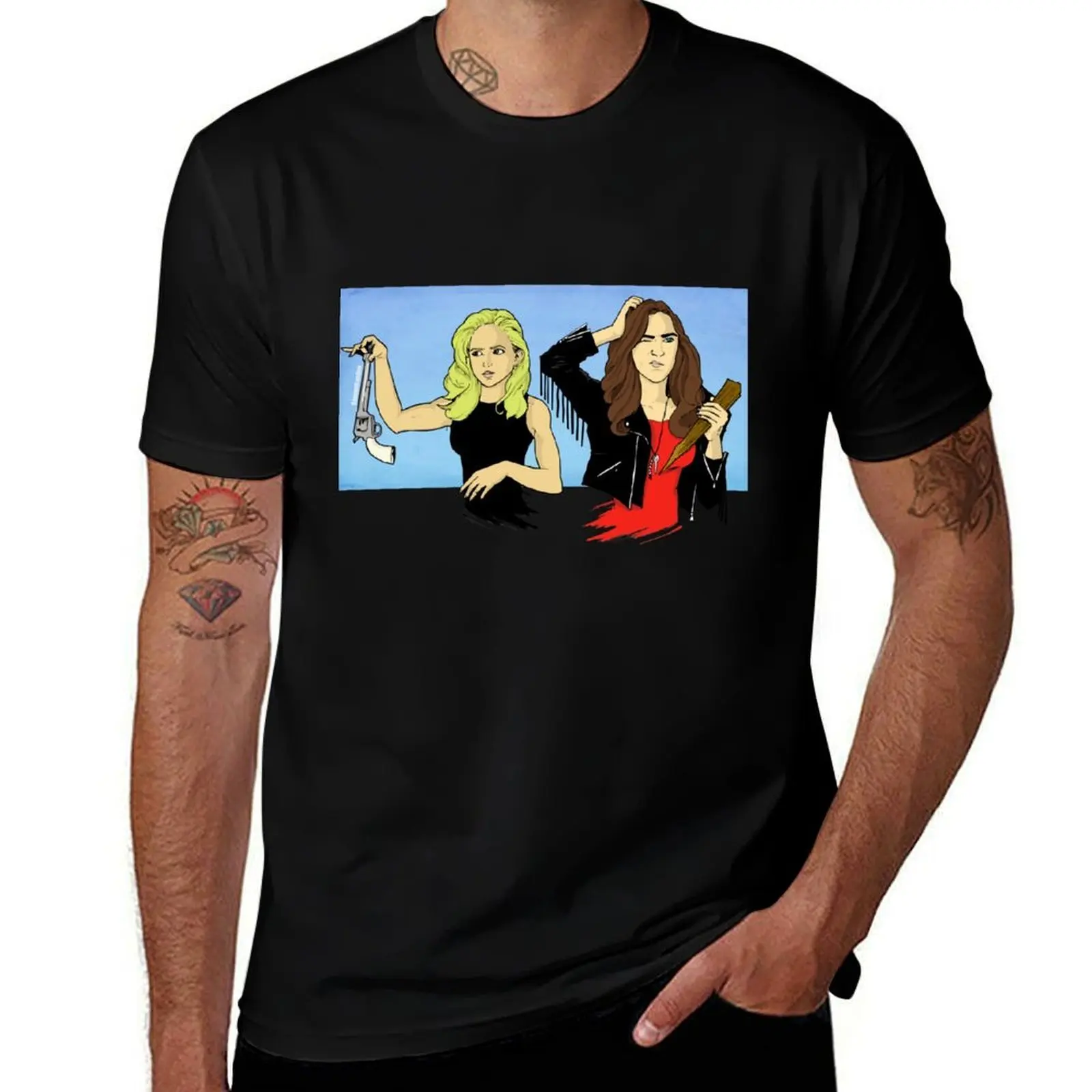 BuffyEARPER T-Shirt Big Size Crew Neck T-Shirt