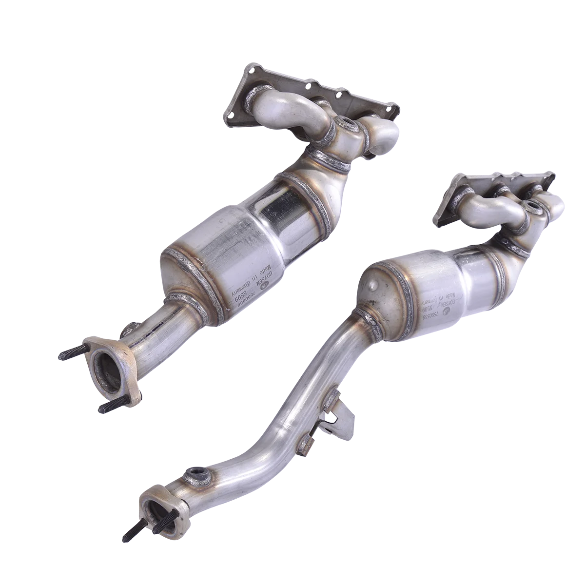 universal high flow three-way Customized Euro 3-5 Stainless Steel Catalytic converter for bmw 530E60 730F18 X1E84 X3E83 X5E70