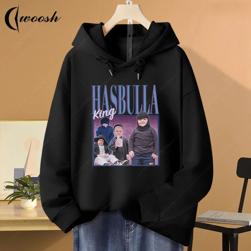 Hasbulla Magomedov Hoodie Men Women Oversized Loose Hoodies Russia Blogger Hasbulla Fighting Meme Funny Unisex Sweatshirt Tops