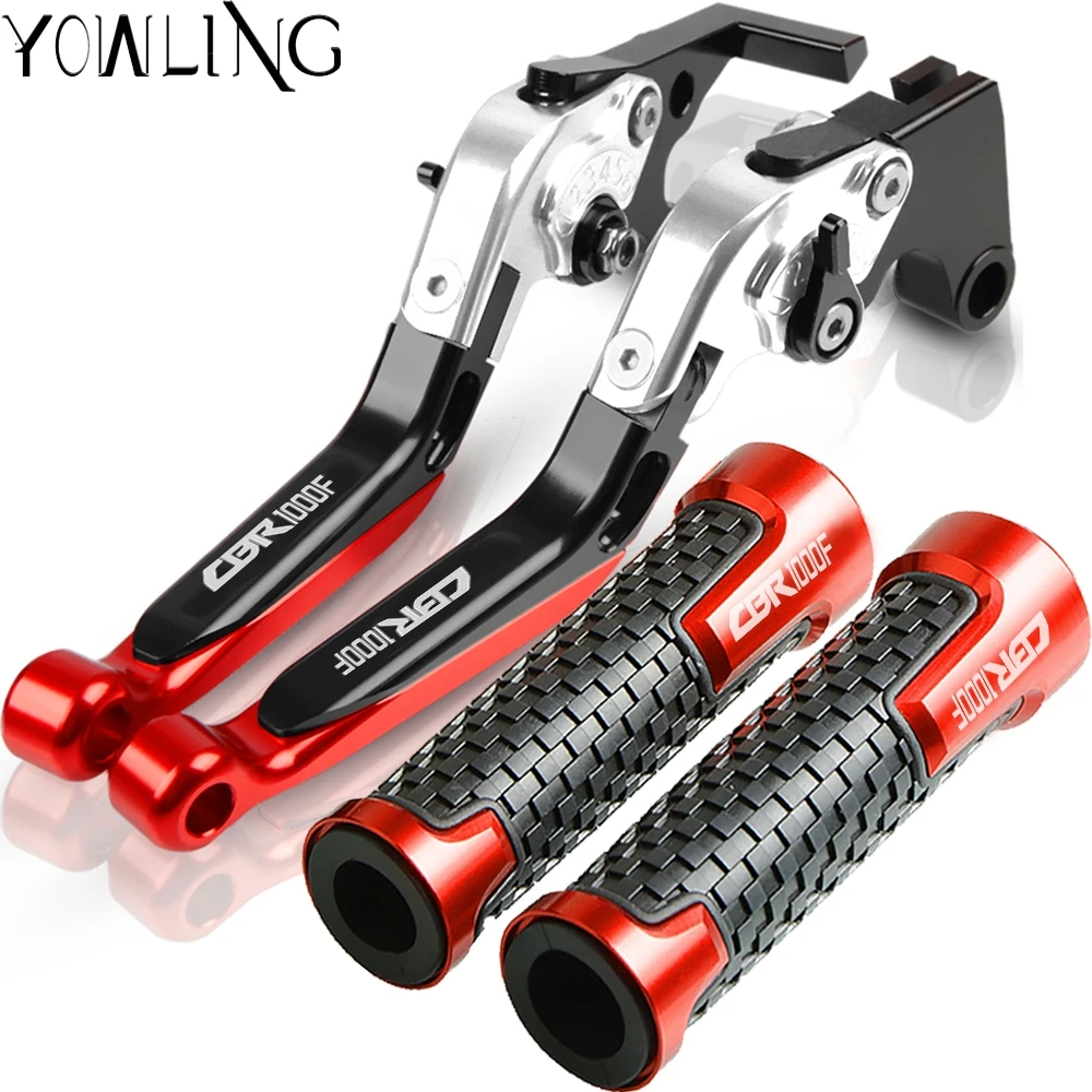 

Motorcycle Grips CBR1000F Handle Grips Handlebar Brake Clutch Levers For Honda CBR1000F SC24 1993 1994 1995 1996 1997 1998