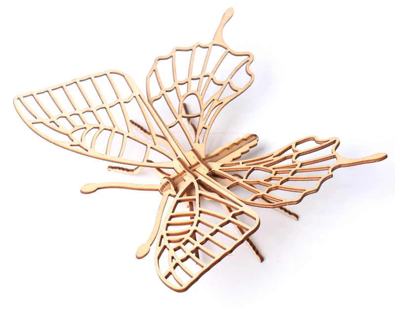 Wooden Multi-insect 3D Puzzle Toy for Children