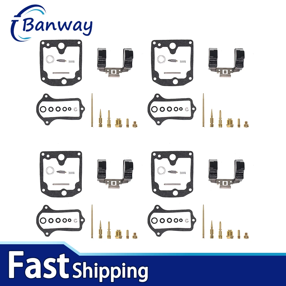 

4X For Suzuki GS550 1977-1979 Motorcycle Carburetor Rebuild Repair Kit