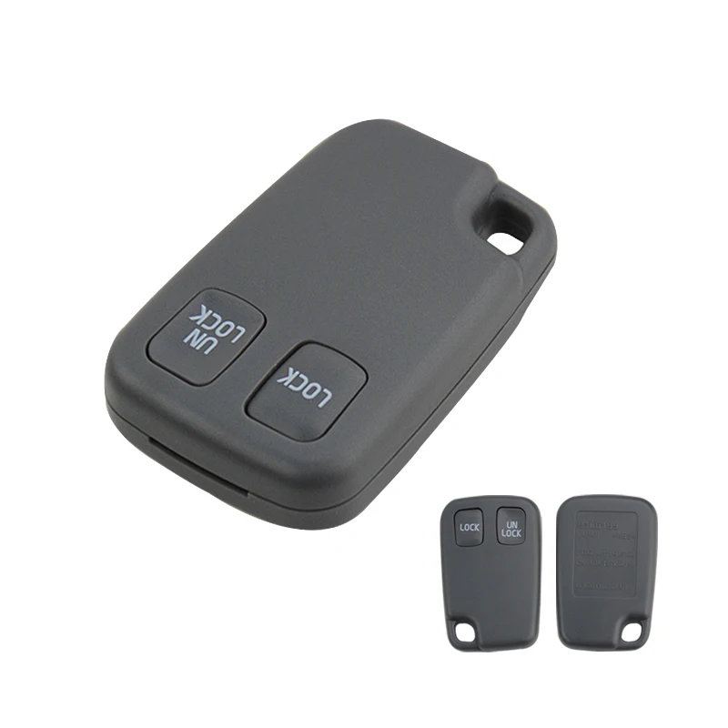 OkeyTech 2 Buttons Keyless Entry Remote Car Key Cover Case Fob Replacement Shell for Volvo S40 S60 S70 S80 V40 V70 XC90 XC70