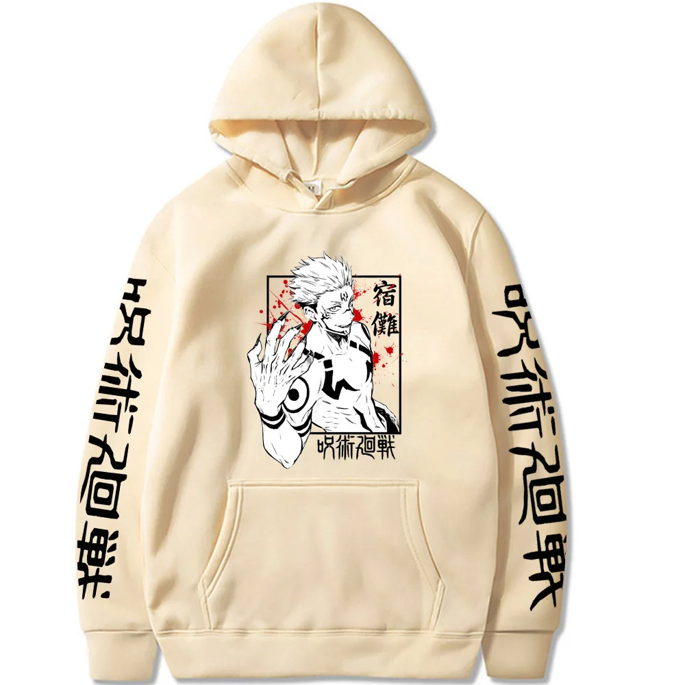 Ryomen Sukuna Hoodies Graphic Printing Sweatshirts for Fans Casual Long Sleeve Men/Women Clothing Sudaderas Hip Hop Hoody - Image 4