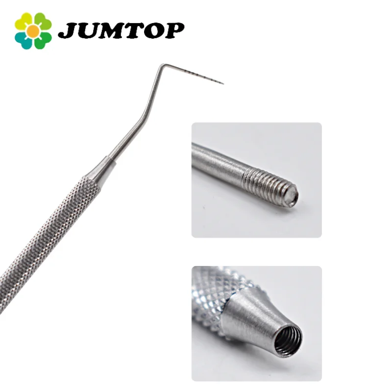 

JUMTOP Dental Periodontal Probe with Detachable Handle and 6 Working Tips