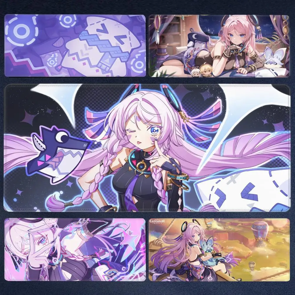 

Gamer Genshin Citlali Mouse Pad Anime Gaming Mouse Pad HD Printing Table Pads Rubber Desktop XXL Mousepad Desk Mats