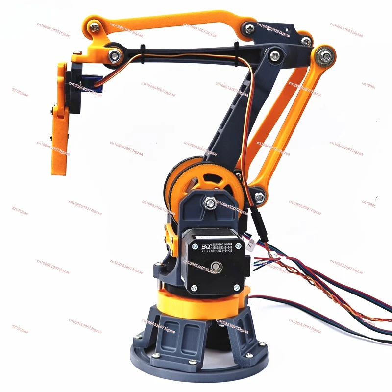 3D printing stepper motor robotic arm DIY desktop robotic arm full set, with handle high-precision automation