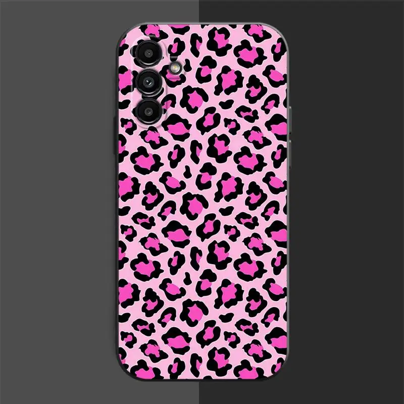 INS Brown Leopard Print Phone Case for Samsung Galaxy A10 A20e A20 A30 A40 A50s A70s A90 A01 A02 A03s A04s A05s A21s A31 A41 TPU