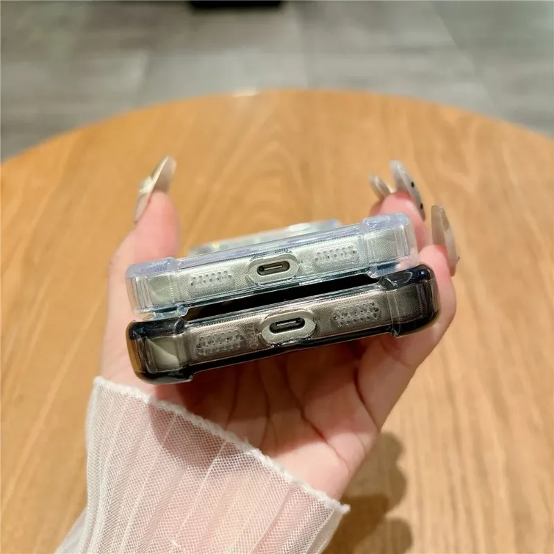 Luxuriöse Magnetische Kabellose Ladehülle für Magsafe für iPhone 18 Pro Max 17 16 15 14 13 12 Plus Stoßfeste Transparente Rückabdeckung – Detail 7