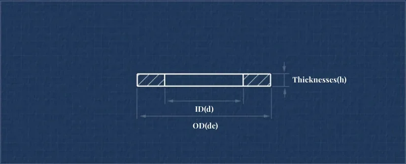 M2 M2 M2, 5 M3 M4 M5 M6 M8 M10 M12 M14 M16 M18 M20 M22 GB97 kuningan mesin cuci datar bantalan Gasket polos