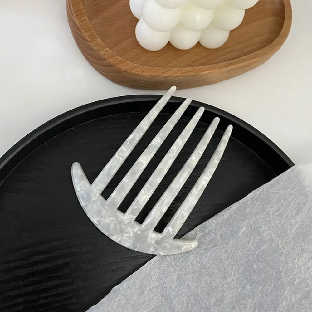 

Wide Teeth Acetate Hair Combs Anti-static Traveling Colorful Hairdressing Comb Barber Fashion Plate Hair Comb Girls Gifts