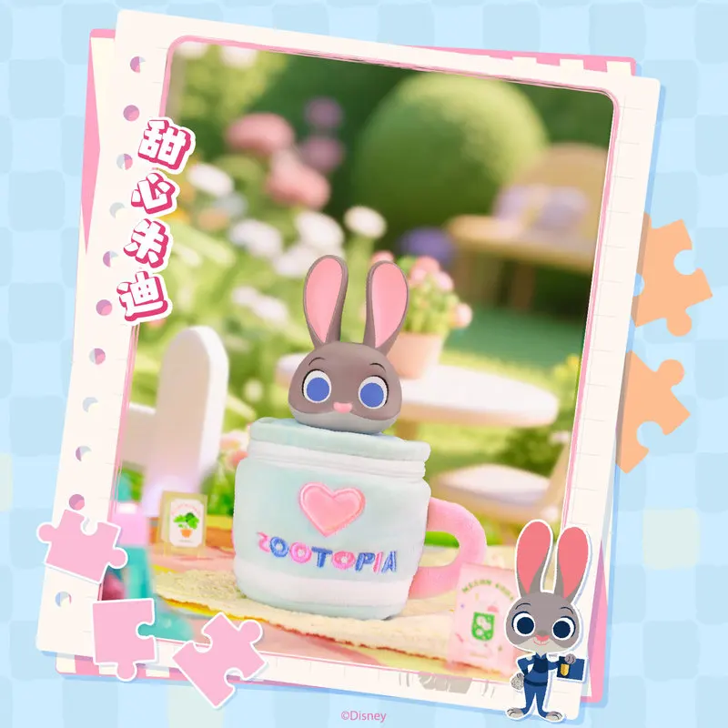 本物のディズニー ズートピア ジュディ・ラビット ぬいぐるみ ブラインドボックス チャーム マグカップ飾り＆ハンドバッグハンガー 愛らしいバッグデコレーション 注目を集めます