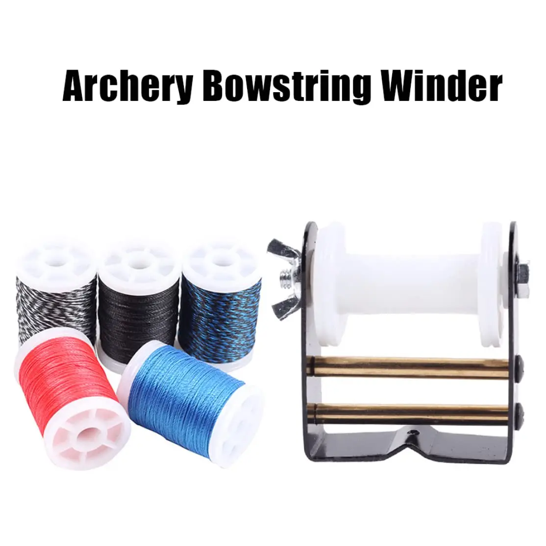 

Archery Bowstring Serving,Archery Bowstring Cable Winder Anti-Wrestling Bow String Winder Tool w Thread Bowstring Serving Thread