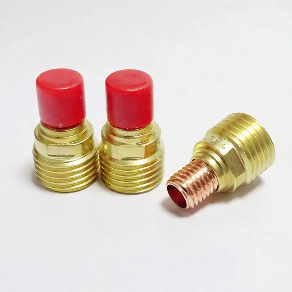 Welding Gas Lens Collet Body Compatible For WP9 WP20 WP22 45V43 45V44 45V45 Tig Torch Argon Diffuser Precision Metal Tool Compon