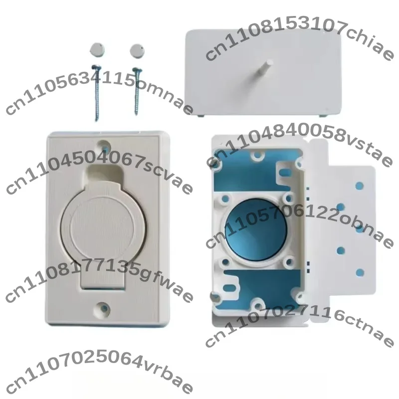 Wall dust suction port  for Central vacuum system accessories  Rectangular panel Vacuum pump Wall suction panel