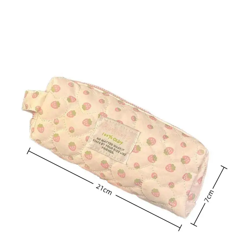 Ästhetisches Polka-Dot-Federmäppchen, tragbar, koreanischer Stil, Handtaschenformat, große Kapazität, Schreibwaren-Organizer für Studenten, 1 Stück – Detail 10