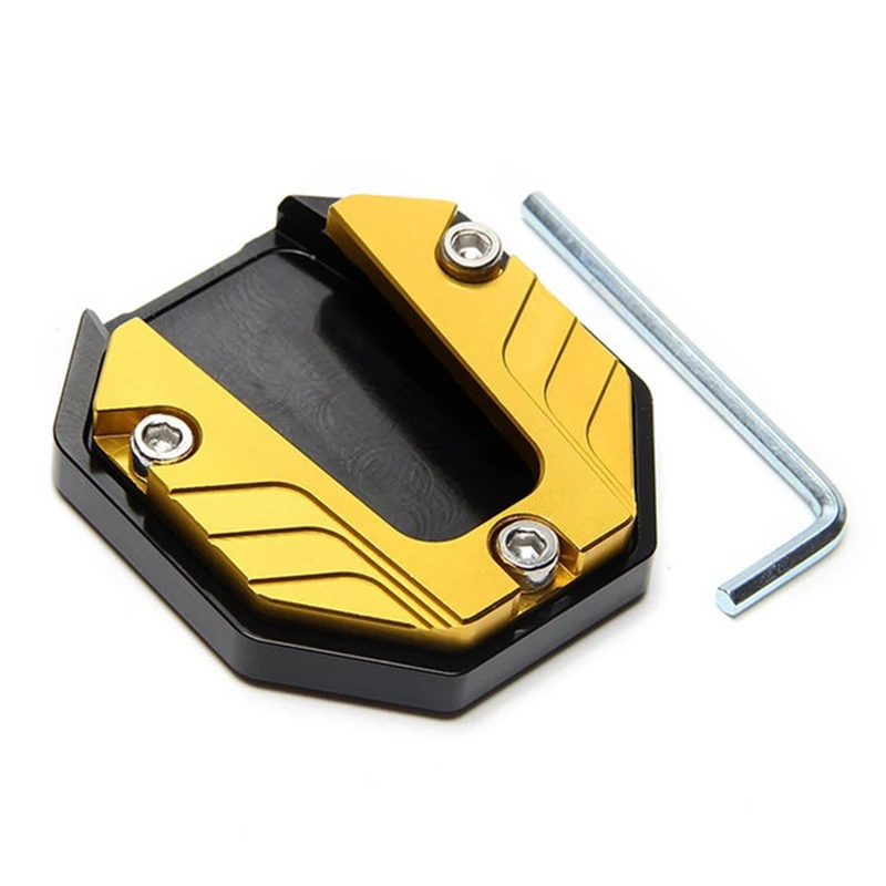 AliExpress NONE Motorcycle Bike Scooter Kickstand Extender Foot Side Stand Extension Foot Pad Support Plate Aluminum Alloy Motorbike Accessories