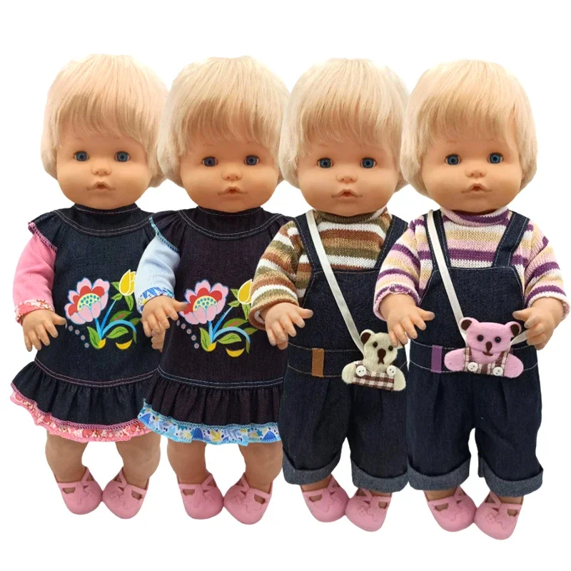 38 Cm Nenuco Doll Clothes Ropa Y Su Hermanita Toys Wear Baby Doll Outwear Shirt Pants