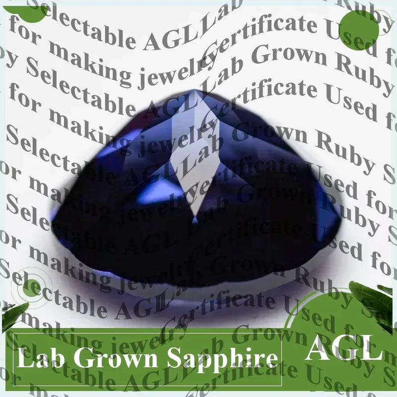 

Lab Grown Sapphire Beads for Jewelry Making Round Cut Royal Blue Charm Beads Lab Created Sapphire Beads for DIY Jewelry Lab