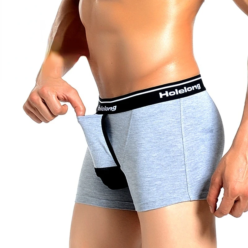 

Men's Bullet Separation Boxer Briefs Anti-Spermatic Vein Functional Underwear Men's Breathable Comfortable Sexy Underwear Summer