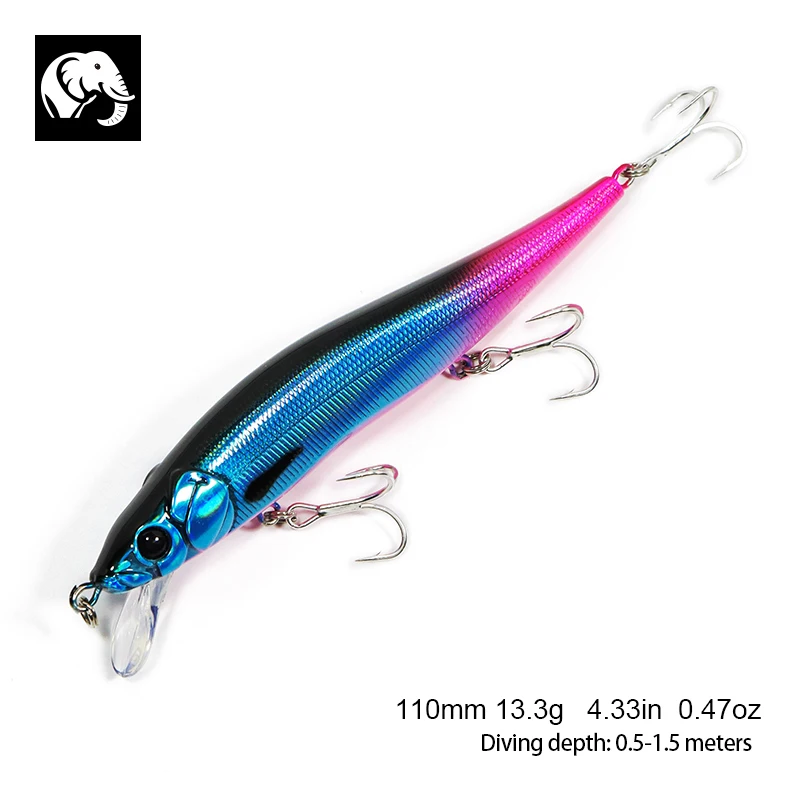 Sinking Minow 10.5cm 13g  Jerkbait Magnetic Boost Fishing Lure Gravity Balance System Cast Deep Bait Wobbler Pesca Swimbait