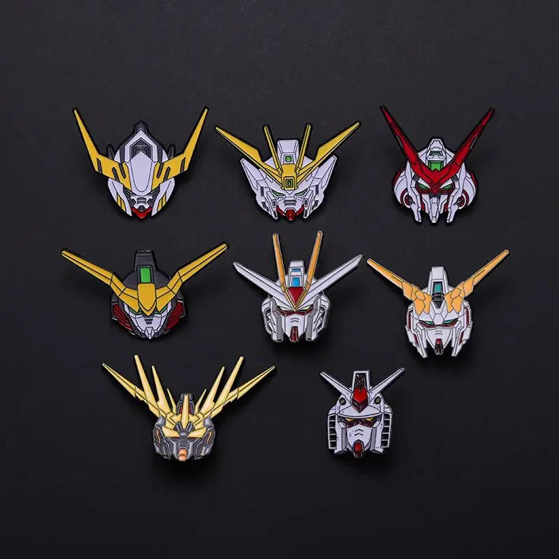 Robot Gundam Brooch Cute Fashion Cartoon Personality Creative Kawaii Simple Durable Alloy Badge Gift for Friends' Birthday - view 5