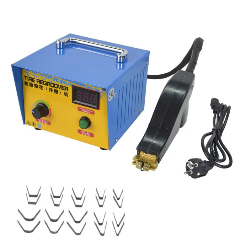 Convenient2023 1000W Digitale Band Regroover Band Rubber Graveren Vrachtwagen Auto Rubber Banden Groeven Elektrische Rubber Snijden po