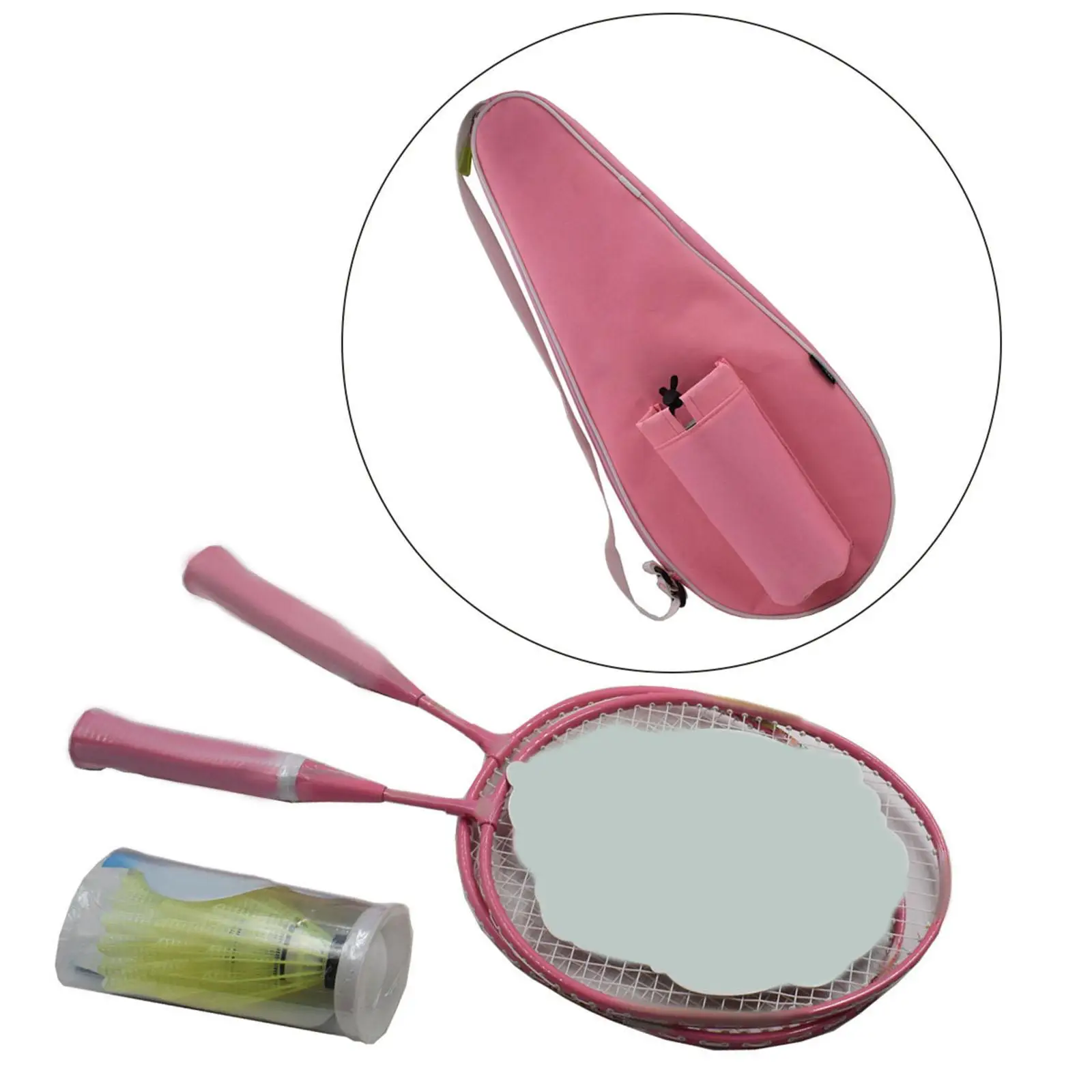 حقيبة مضرب كرة الريشة مقاومة للغبار تناسب حقيبة رياضية مضربين للأطفال من سن 3 إلى 12 سنة