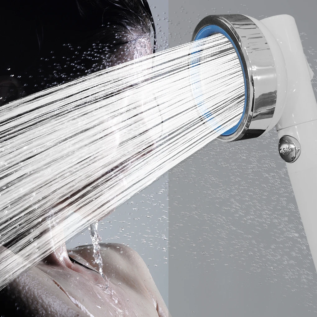 

Насадка для тропического душа высокого давления, насадка для ванной комнаты, ручная регулируемая насадка для душа с одной кнопкой, третья передача для дома, попэль