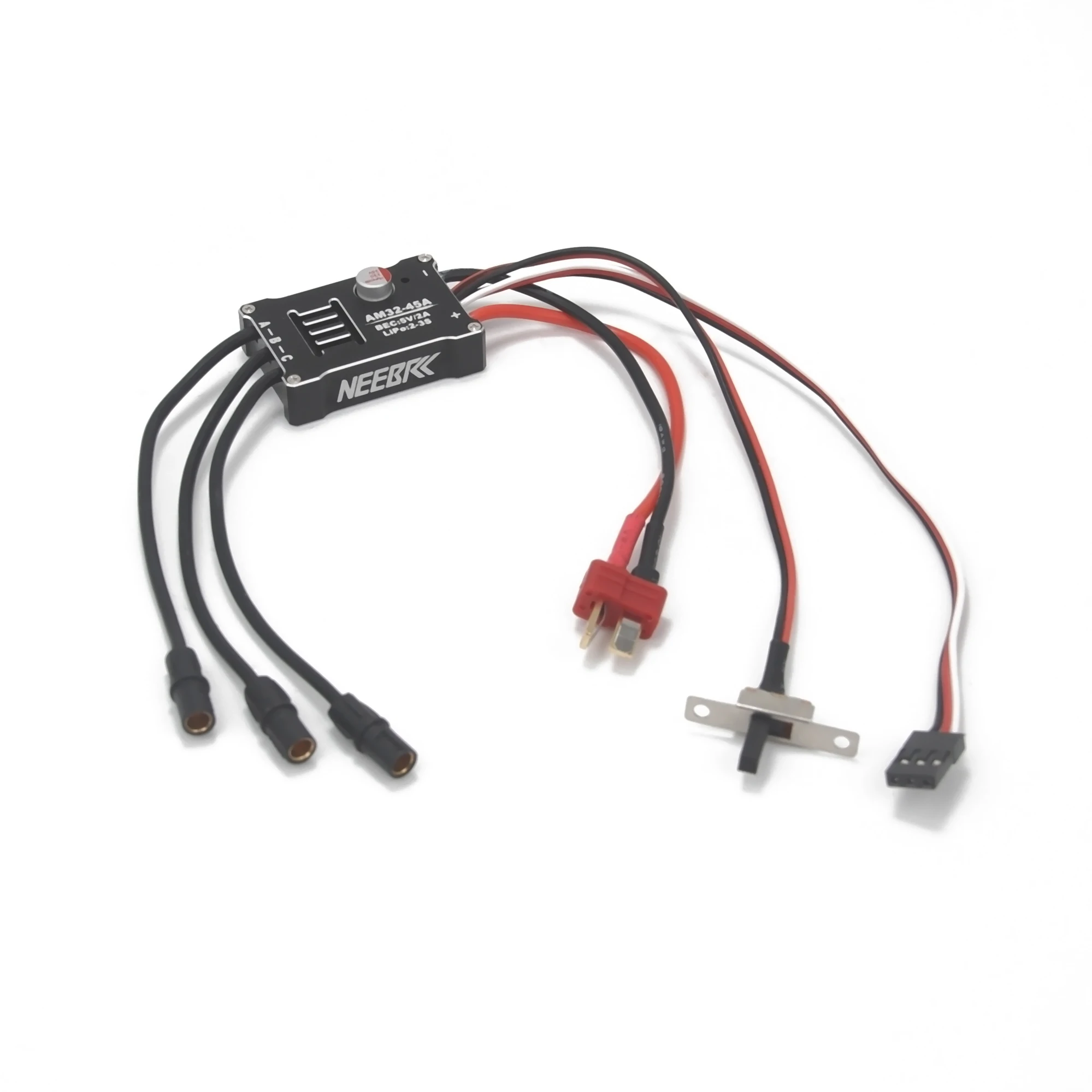 Neebrc am32 45a à prova dwaterproof água sem escova metal esc 2-3s para 2322 motor mn82 mn99s mn168 mn78 1/12 1/18 rc carro atualização peças de energia