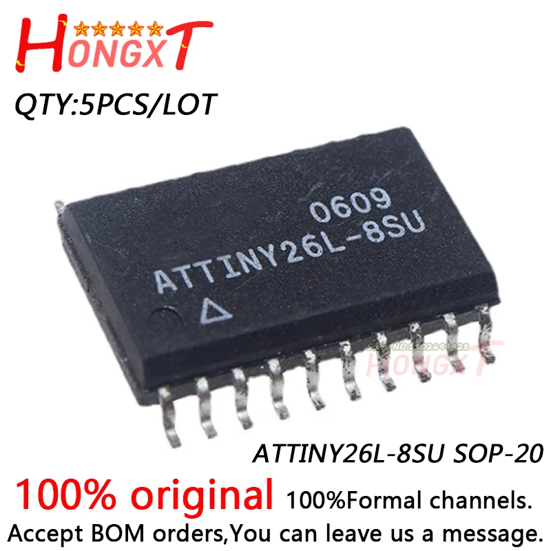 5PCS 100% NEW  ATTINY26L-8SU SOP-20.Chipset