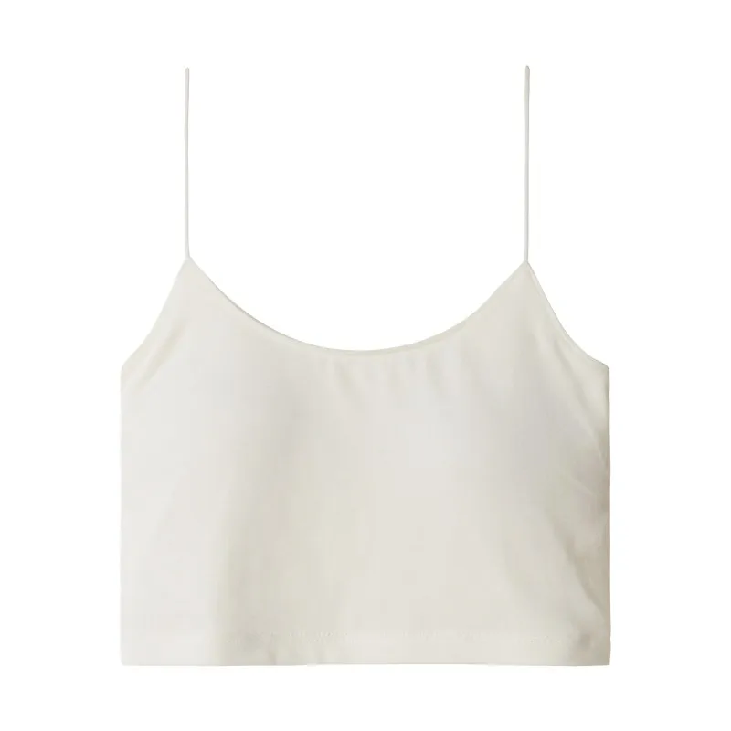 

JINNAN Pure Color Strap Brtte Women's Base Layer One-Piece Vest Underwear Simple Design ort Length oulder Strap