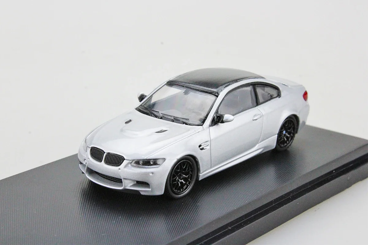 

FINE MODEL 1:64 M3 E92 Silver Red Gray White limited699 Diecast Model Car