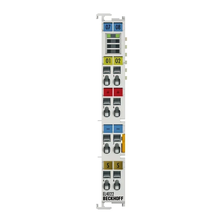 BECKHOFF Módulo terminal EtherCAT de salida analógica de 2 canales BECKHOFF EL4022