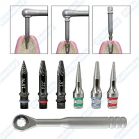 Kit de eliminación de implante Dental, expansor de hueso, juego SOS, llave de trinquete para quitar accesorio roto