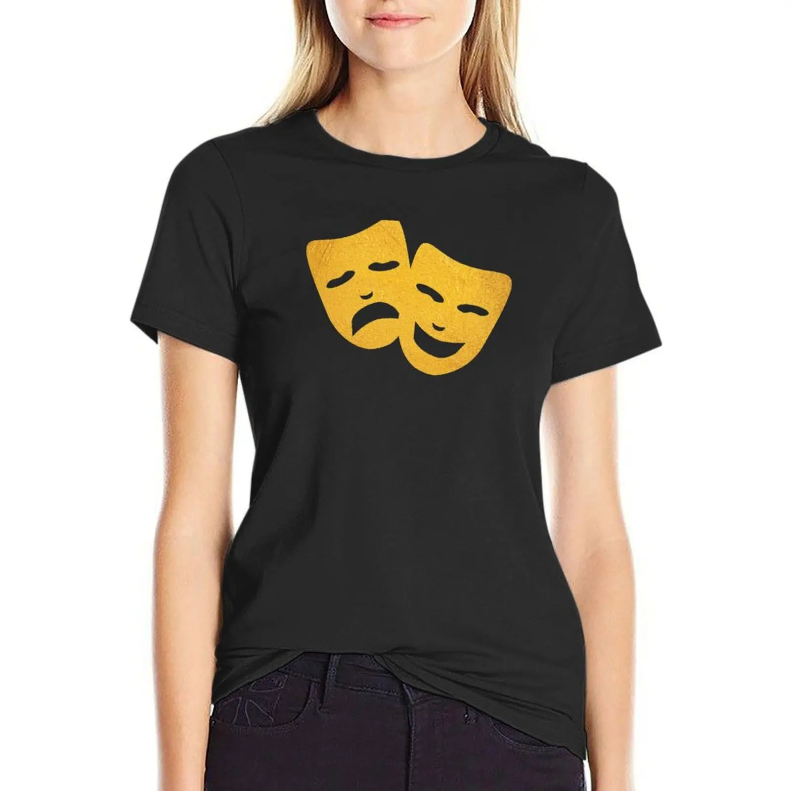 

Theatre Masks T-Shirt shirts graphic tees funnys hippie clothes sweat luxury designer clothing Women