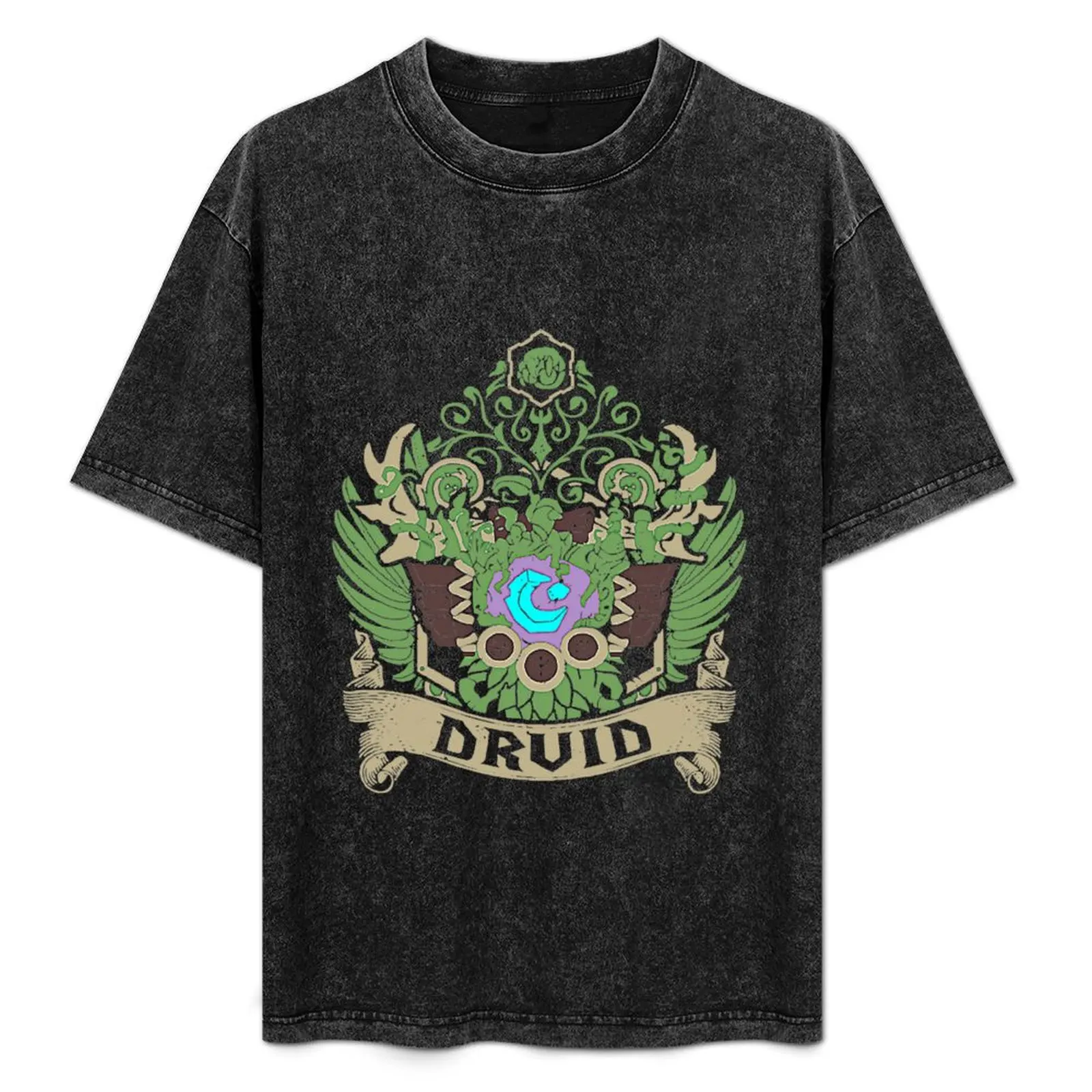 

DRUID - ELITE EDITION T-Shirt Non-Shrink Basic Cotton T-Shirt