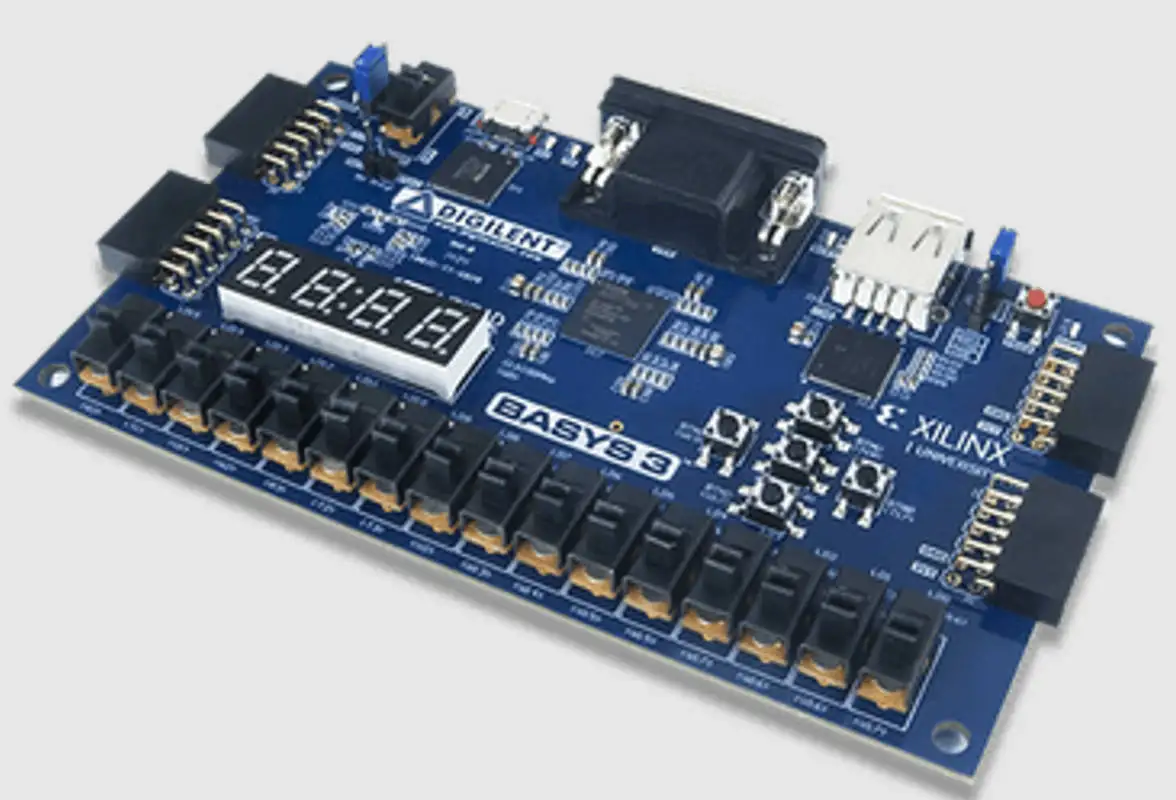 Imagem -02 - Placa de Treinamento Fpga Basys Artix7: Recomendado para Usuários Introdutórios