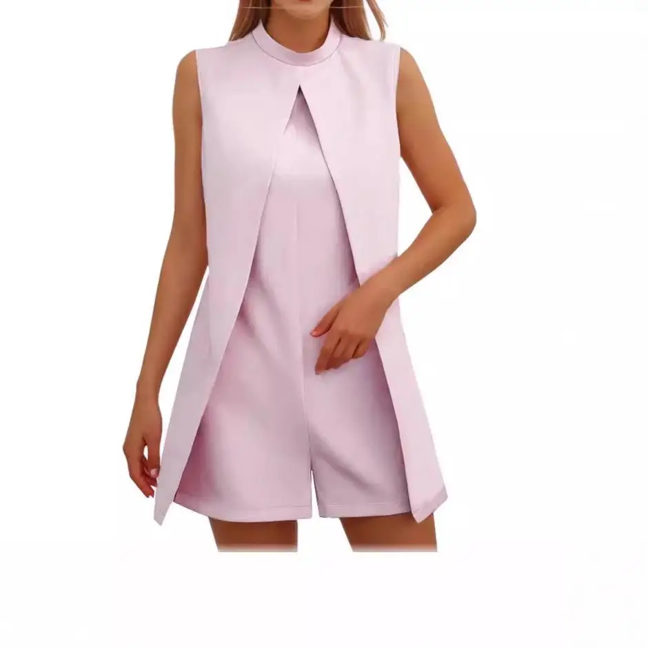 

Женский комбинезон Svel orts с низкой талией длиной пять четвертей из полиэфирного волокна для поездок на работу Sle Весенний сезон Faion