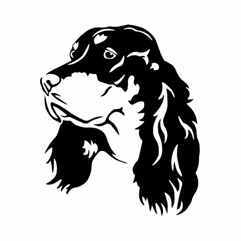 OFK  Intereting Animal Gordon Setter Dog Car Sticker Vinyl Decal Window.