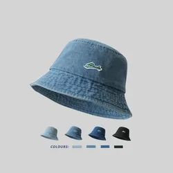 Simple wear Jeans Fisherman's Hat Women's Fashion Denim Bucket Hat Fisherman's Hat Causal Basin Winter Hats for Women