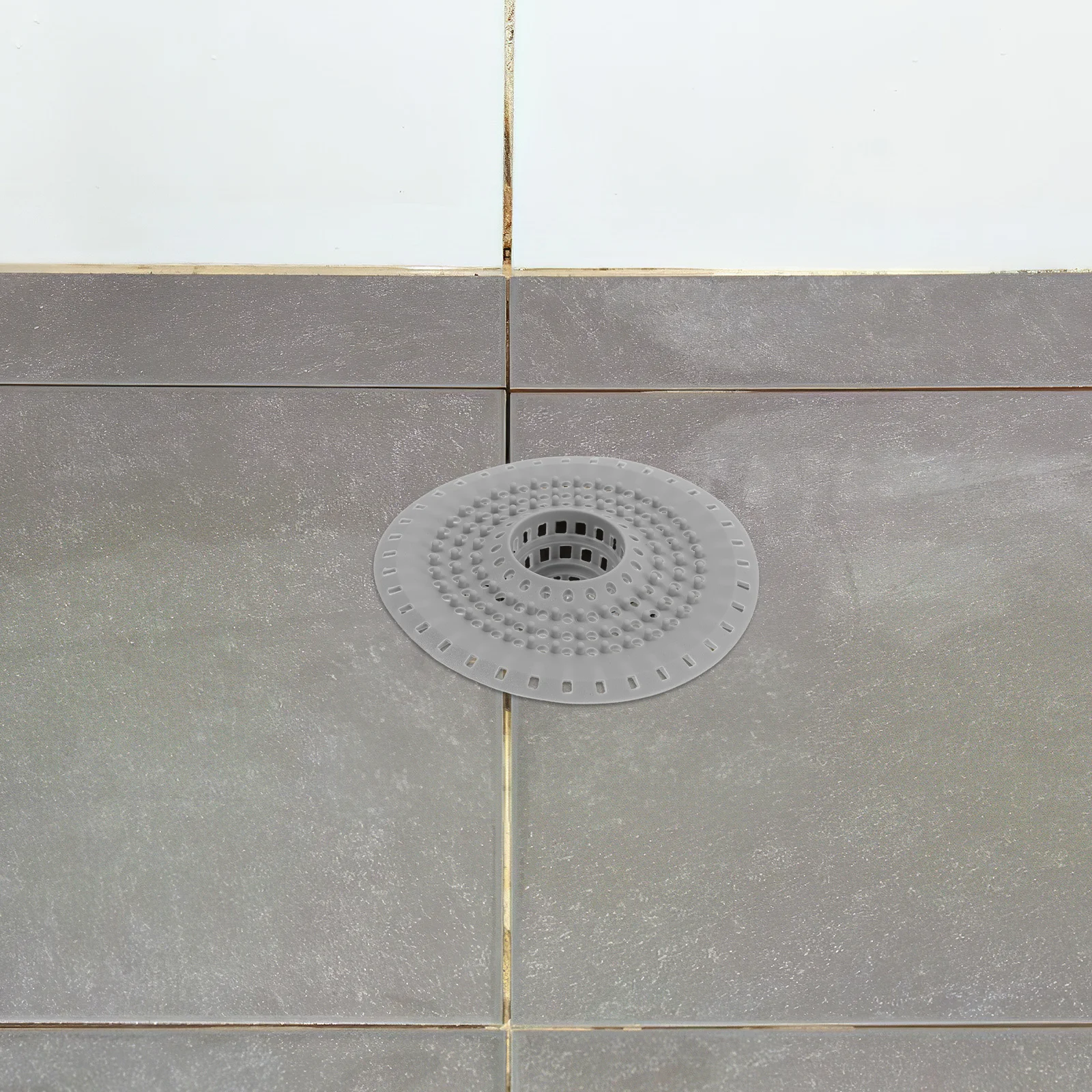 

4pcs Drain Hair Catcher Silicone 5 Inch Collapsible Shower Floor Strainer Dense Filtering Holes Trap Bathroom Bathtub Sink