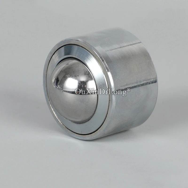 4PCS Bearing Steel/Nylon Ball Precision Conveying Transfer Unit Universal Ball Bearing Conveyor Rollers Casters Bull Eye Wheels