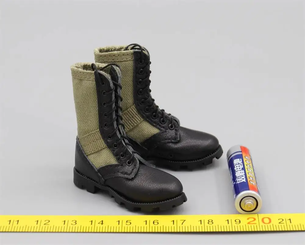 

1/6 QORANGE QOTOYS QOM-1035 US. Vietnam Series 101st Soldier Hollow Long Boot Shoe Toys Model For 12" DID DAM COO BD001 Action