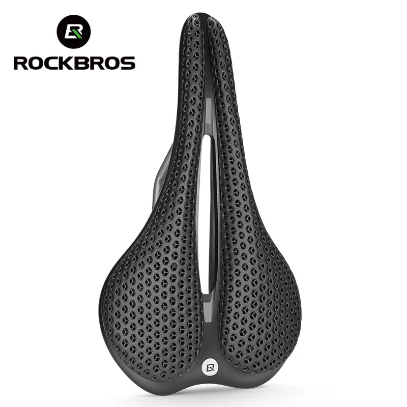 

ROCKBROS Ultralight Bicycle Saddle 3D Printing Racing Saddle MTB Road Bike Saddle Soft Hollow Comfortable Cycling Seat Cushion