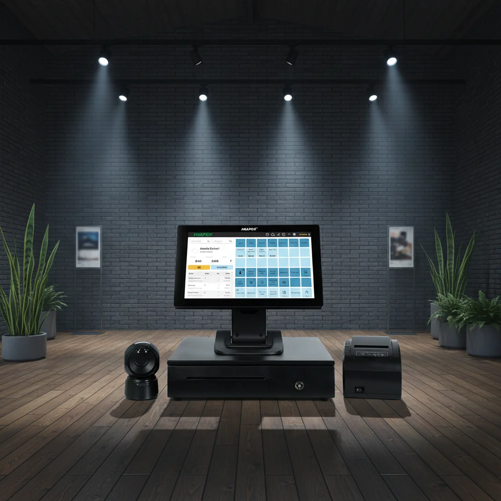 

ATV&UTVHBA-Q2F All-in-One POS Machine for Restaurant and Supermarket Factory Foldable Wins Cash Register.