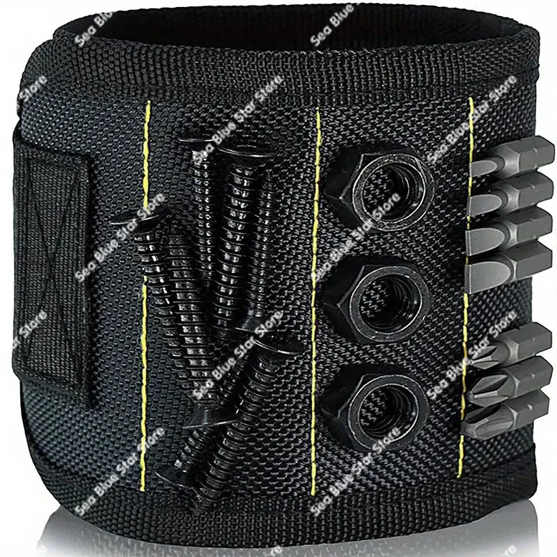 Wrist strap Adhesive Velcro Hardware Tools Screwdriver Screws Absorb Magnetic Wristband