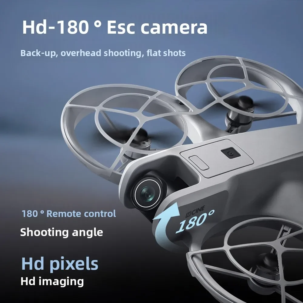 Brushless Drone Aerial Photography Optical Flow ตําแหน่ง Quadcopter รีโมทคอนโทรลเครื่องบินของเล่นของขวัญกล่องชุดใหม่ M88