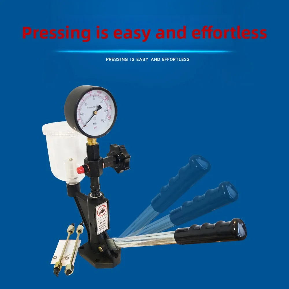 Hand Pressure Fuel Injector Tester S60H Diesel Nozzle Pressure Test Calibrator For Car Tractor Diesel Engine