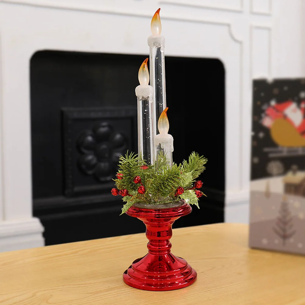 

Led Electronic Christmas Candles Flameless Holders Operated Long Lasting Decorative Lights For Home Hotel